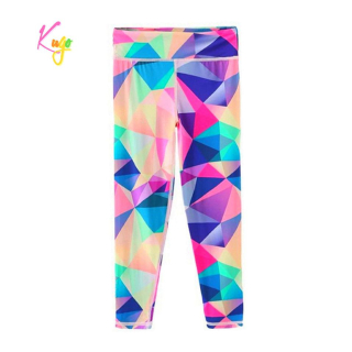 Dívčí funkční legíny Kugo SL3561 růžové / modré